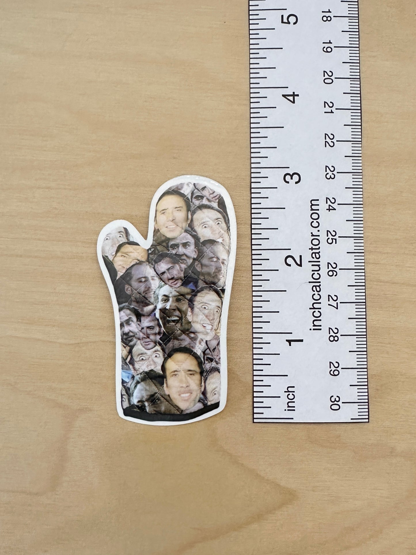 Nic Oven Mitt Sticker