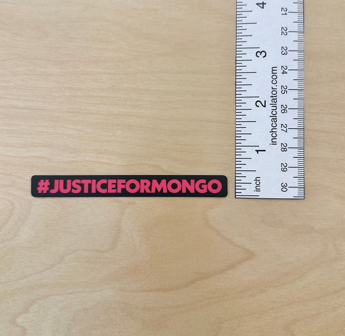 Justice for Mongo Sticker