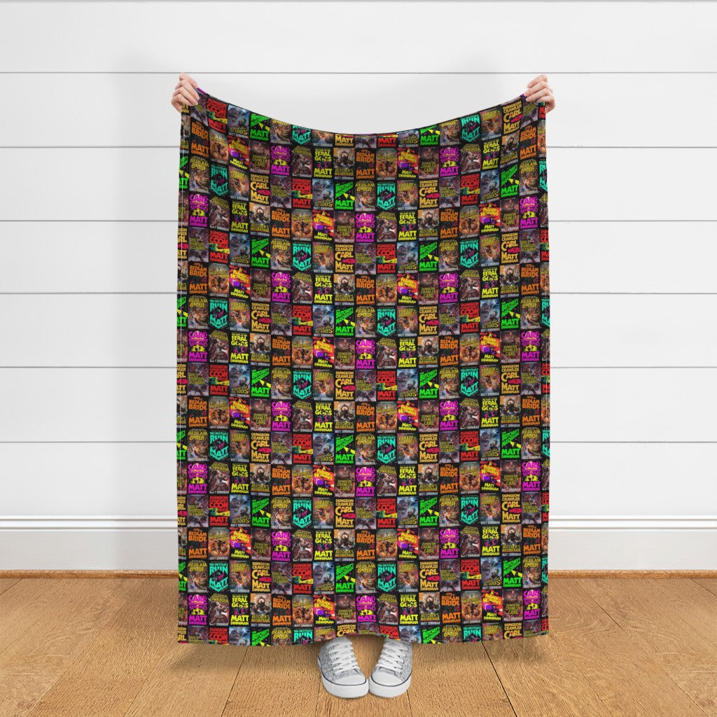 LitRPG Books Throw Blanket