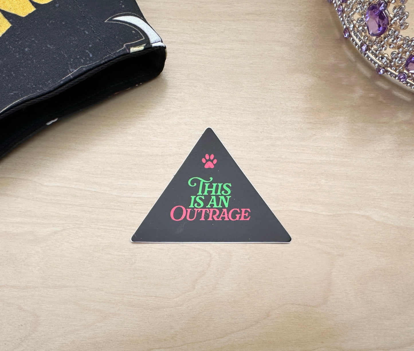 This is an Outrage Sticker