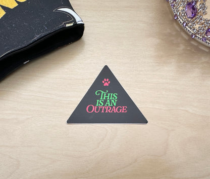 This is an Outrage Sticker