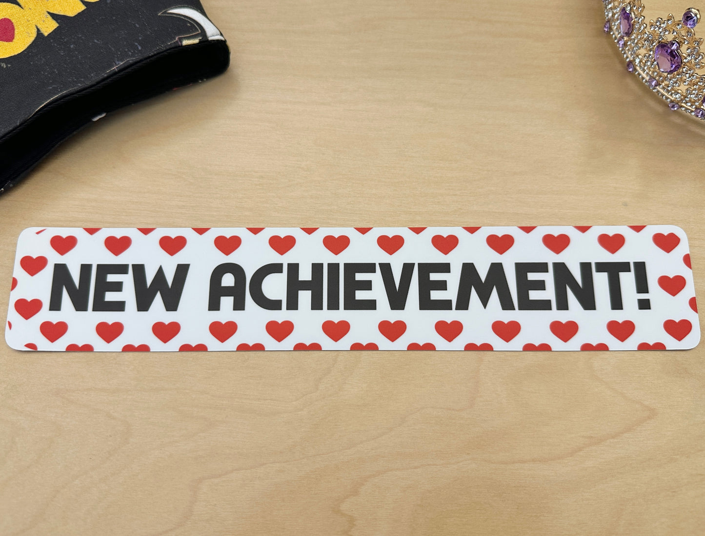 New Achievement Sticker or Bumper Sticker