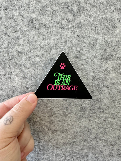 This is an Outrage Sticker