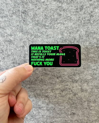 Mana Toast Sticker