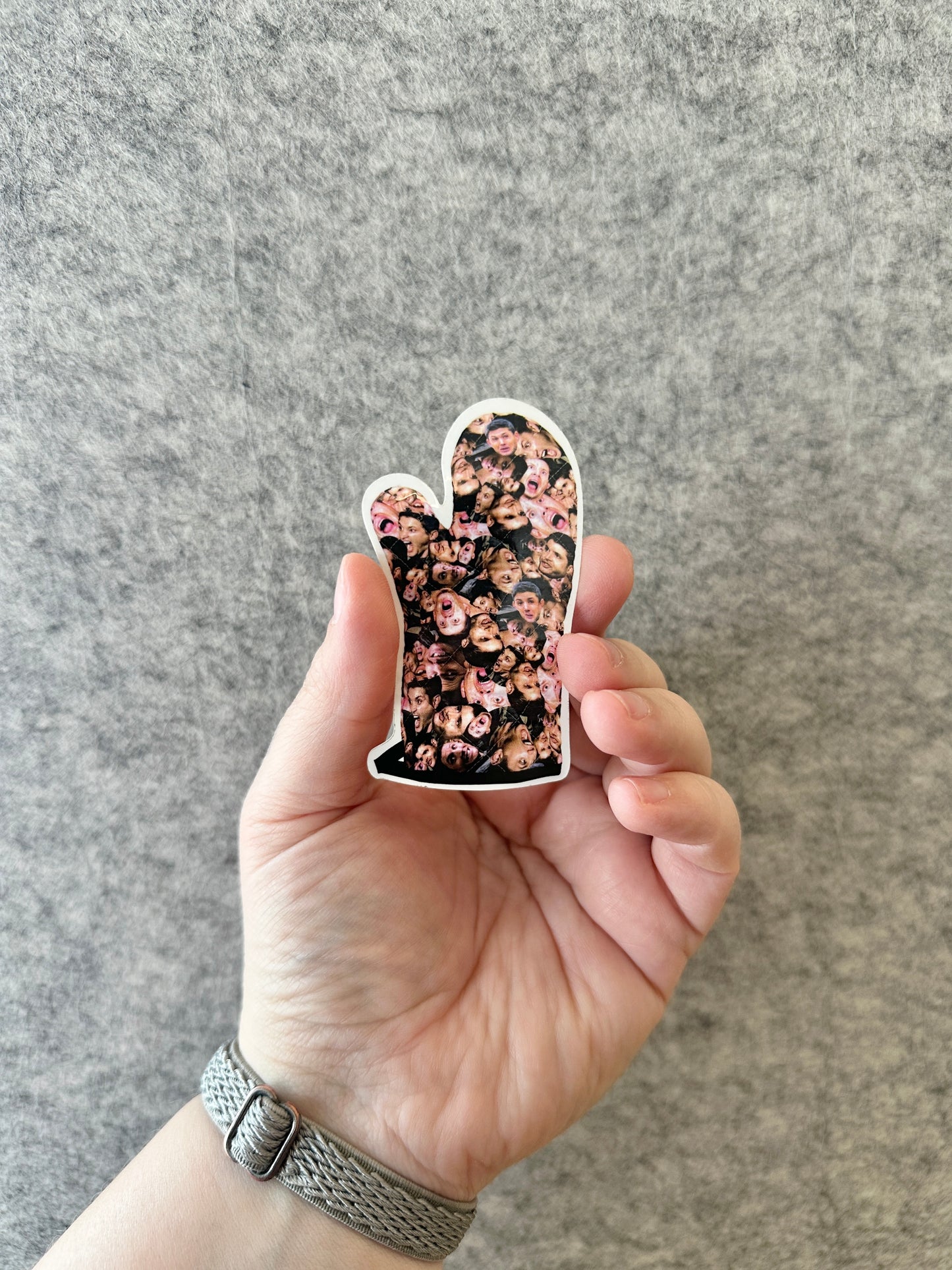 Dean Oven Mitt Sticker