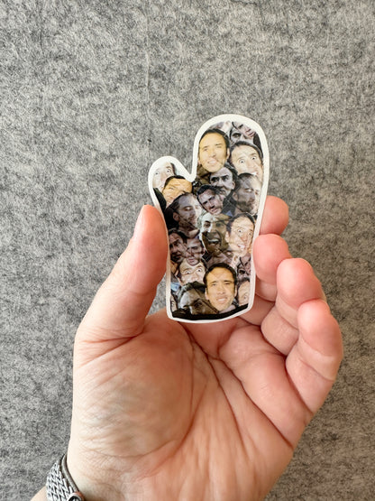 Nic Oven Mitt Sticker
