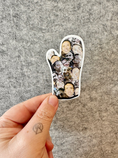 Nic Oven Mitt Sticker