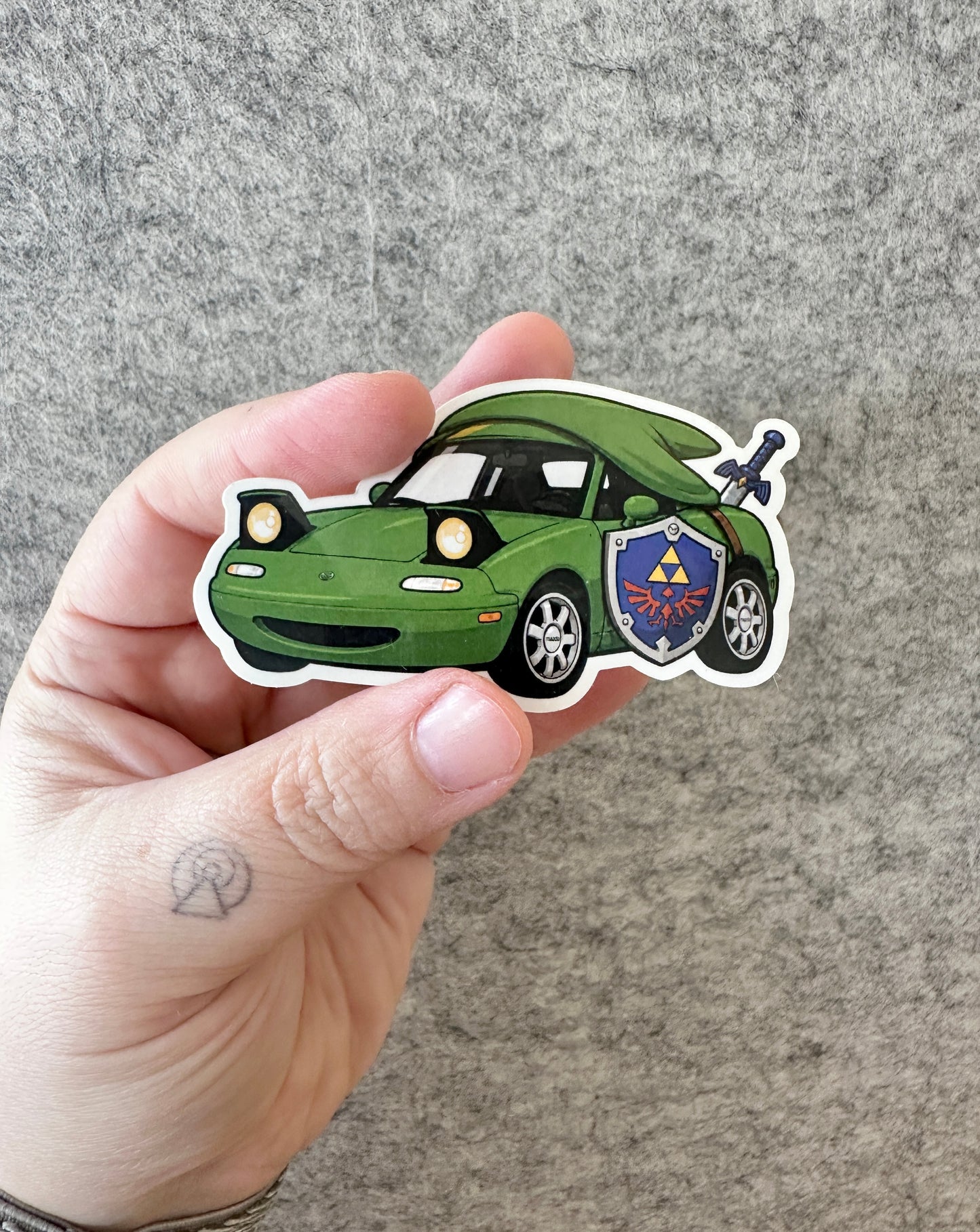 Happy Hero Car Sticker
