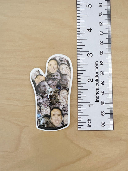Nic Oven Mitt Sticker