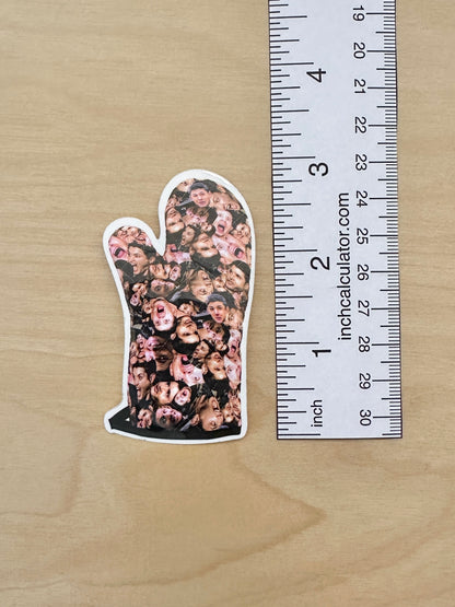 Dean Oven Mitt Sticker