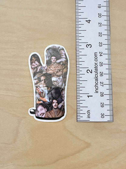 Pedro Pedro Pedro Oven Mitt Sticker