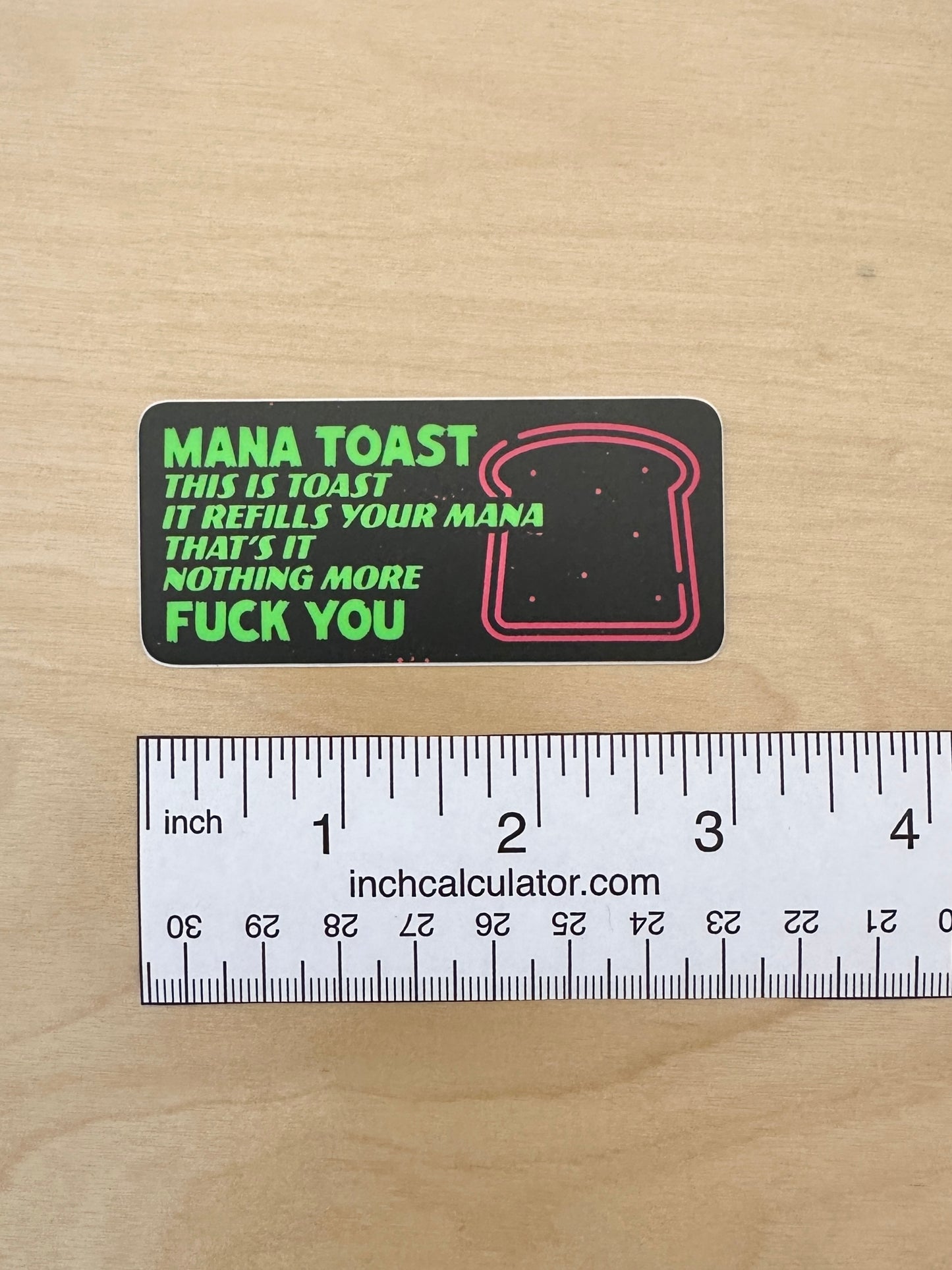 Mana Toast Sticker