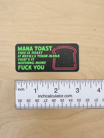 Mana Toast Sticker