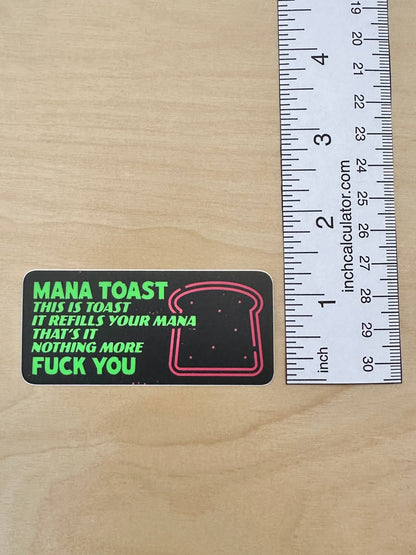 Mana Toast Sticker
