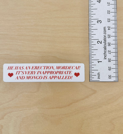 Very Inappropriate Sticker