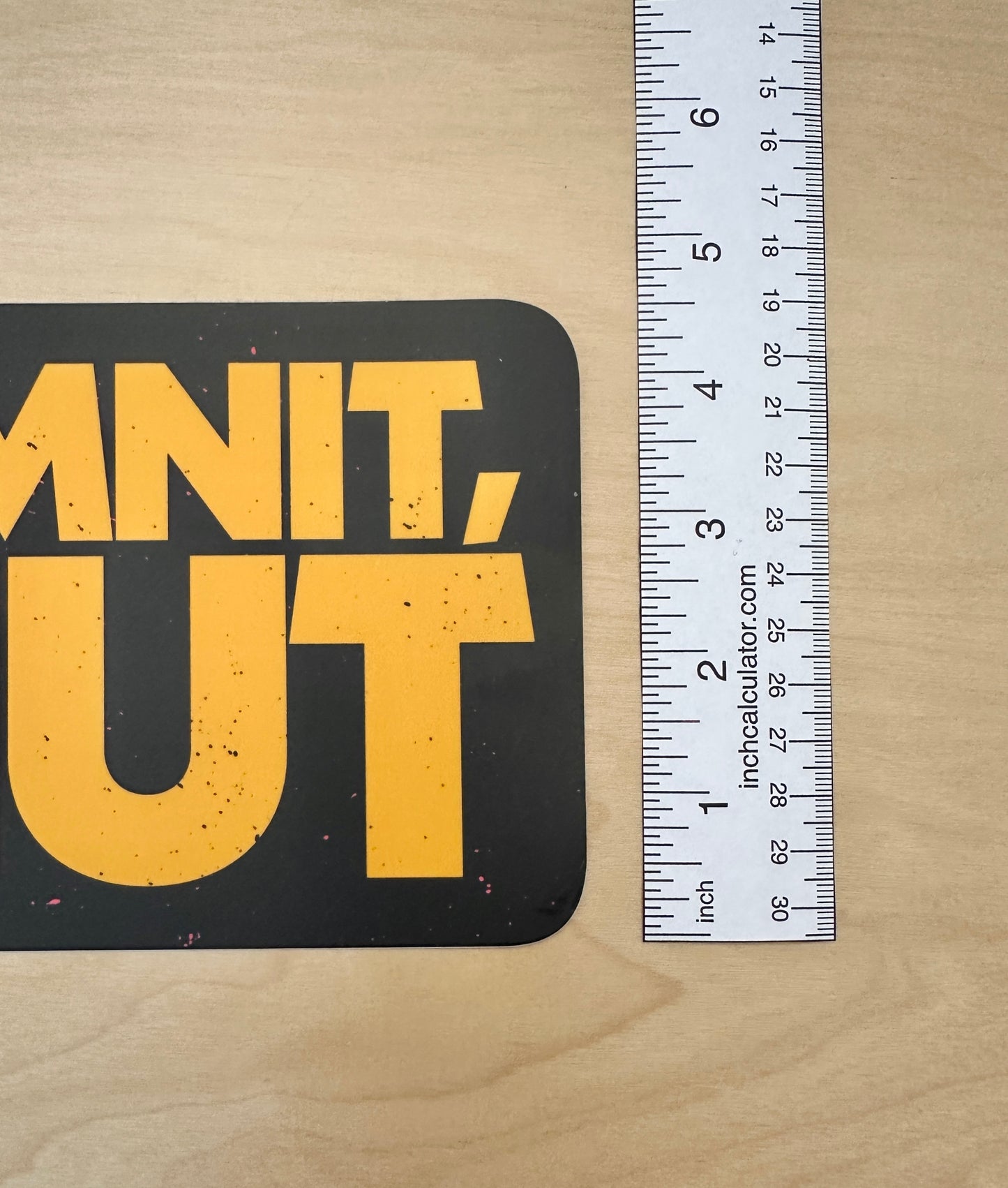Goddamnit, Donut Sticker or Bumper Sticker