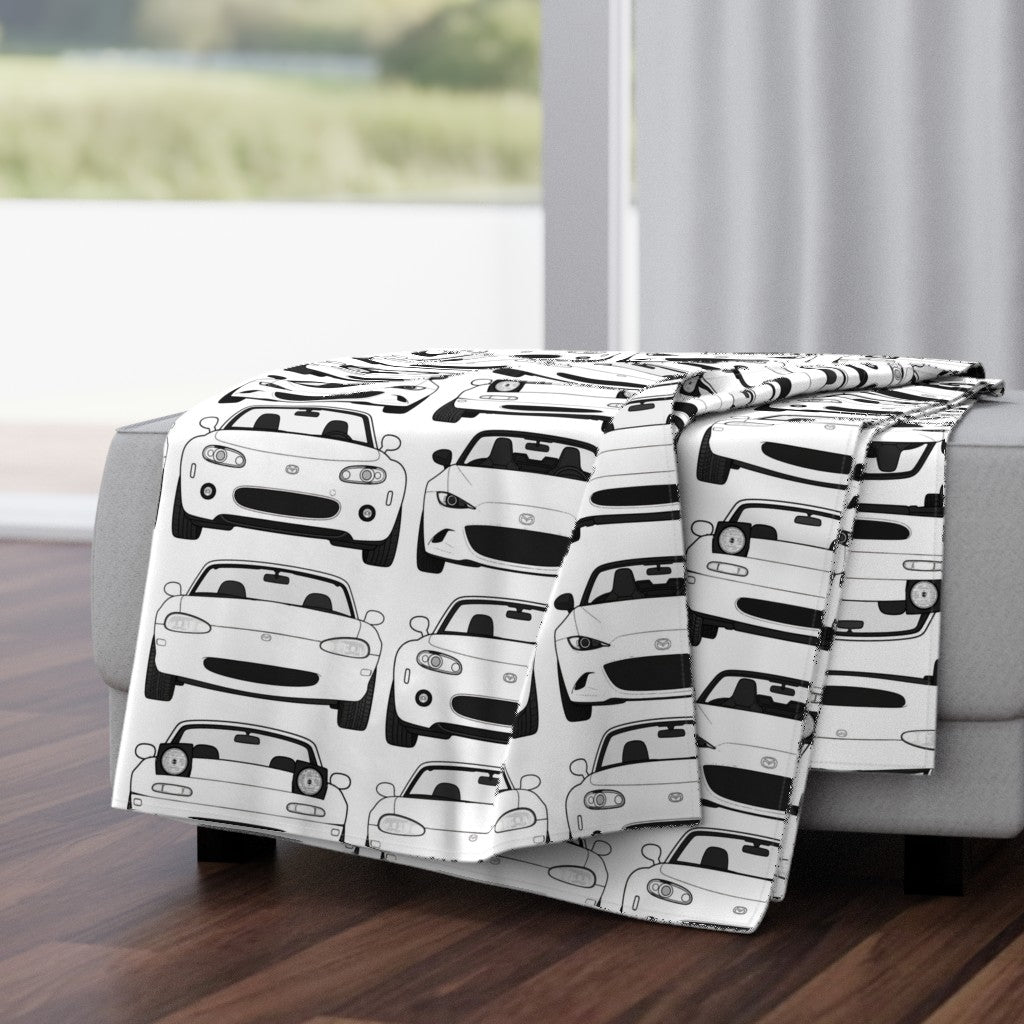 Happiest Car Throw Blanket