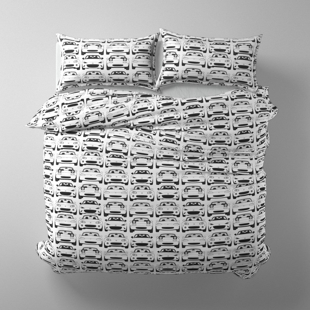 Happiest Car Duvet Cover