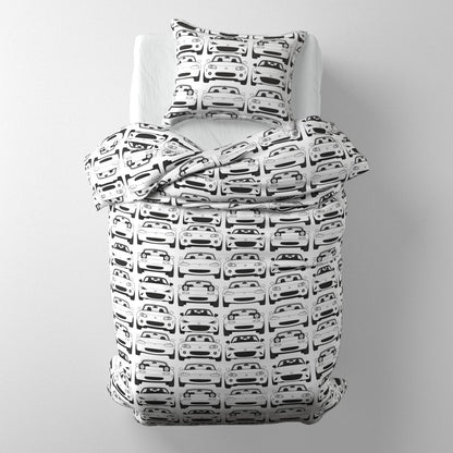 Happiest Car Duvet Cover